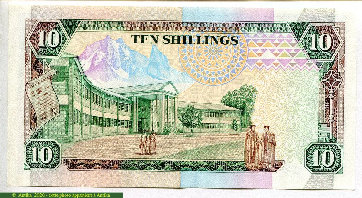 10 Shilingi Président Daniel Toroitich Arap