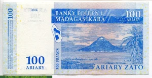 500 Frs /100 Ariary Plantation de Ravinala & Tsingi * *