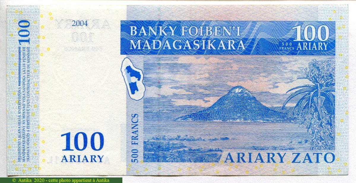 500 Frs /100 Ariary Plantation de Ravinala & Tsingi * *