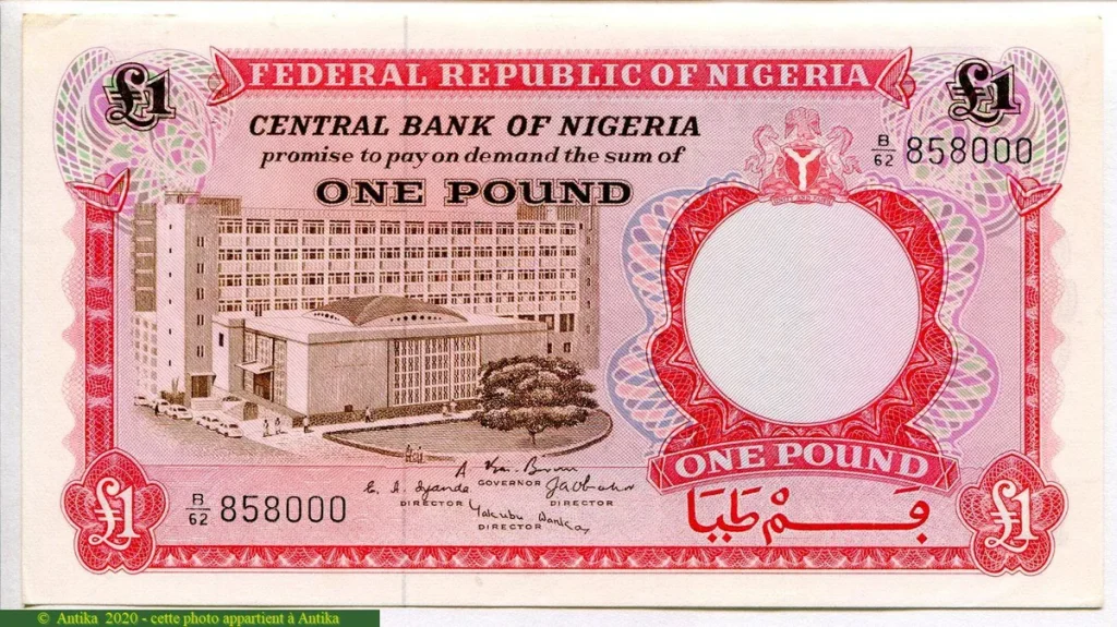 1 Pound Banque Centrale