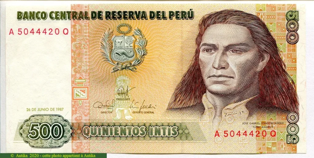 500 Intis J.G Condorcanqui * * * * * * * * * * *