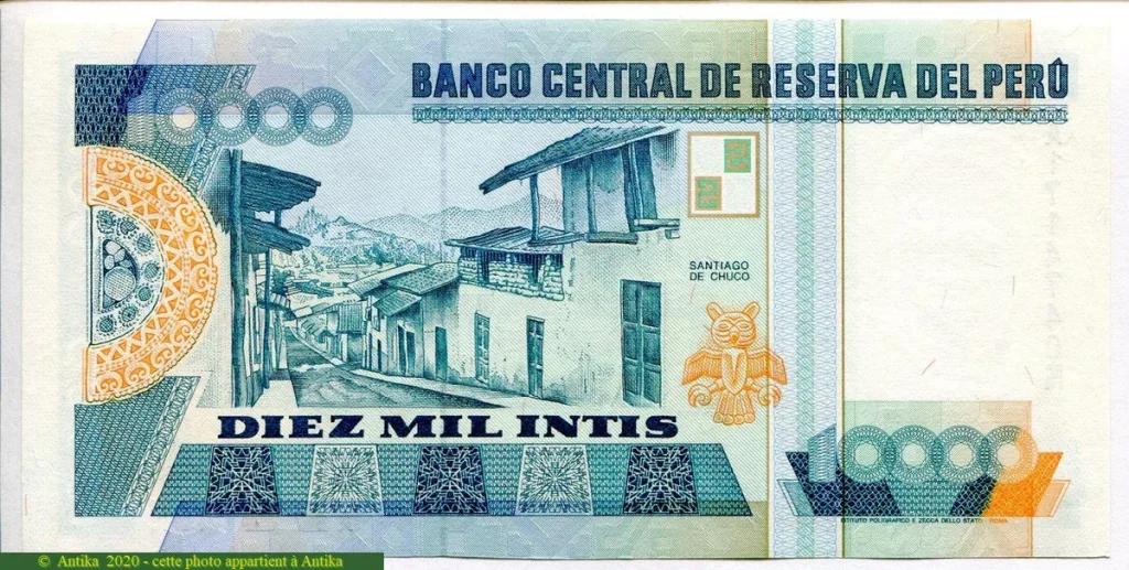 10 000 Intis Cesar Vallejo * * * * * * *