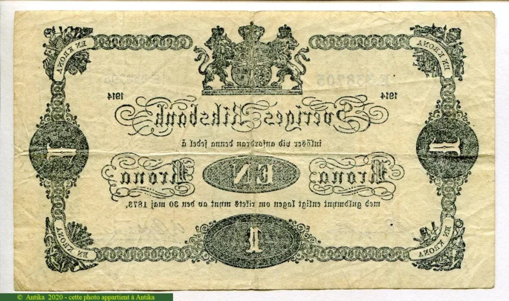 1 Krona Armoiries