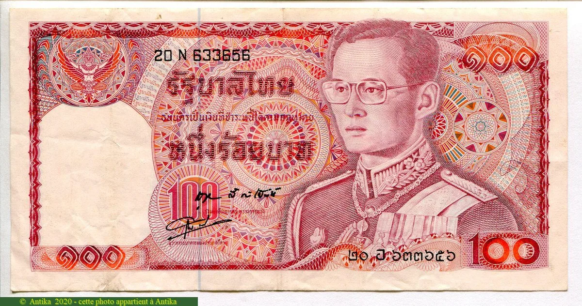 100 Bath Roi Rama IX