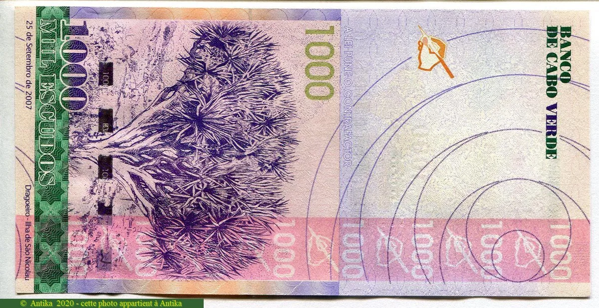 1000 Escudos A.Aurelio Goncalves & Arbre