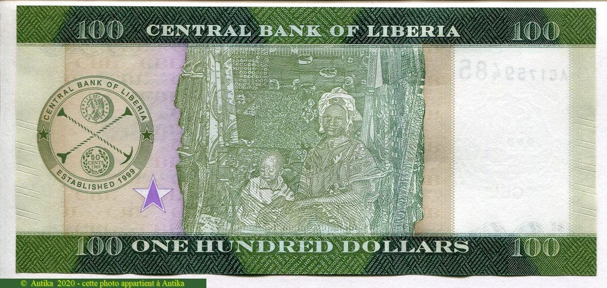 100 Dollars W.R Tolbert & Scène de Marché * * * * * NOUVEAUTE