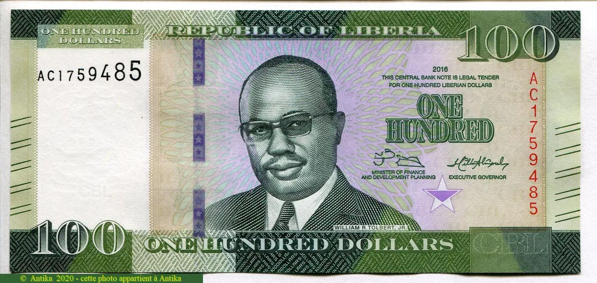 100 Dollars W.R Tolbert & Scène de Marché * * * * * NOUVEAUTE
