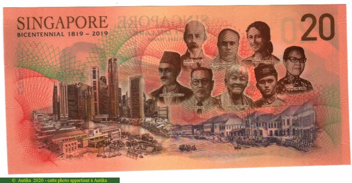20 Dollars Yusof Bin Ishak Polymère * * NOUVEAUTE
