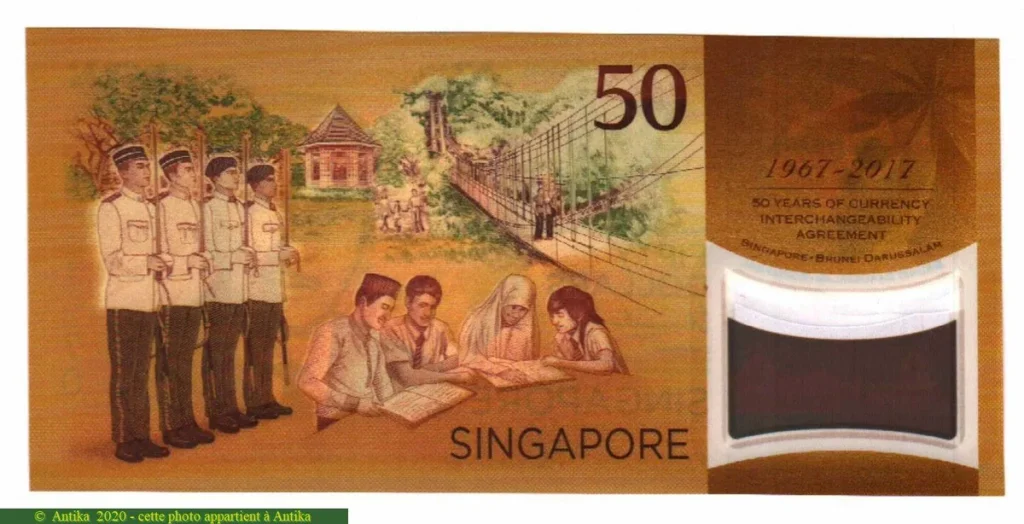 50 Dollars Yusof Bin Ishak Polymère * * NOUVEAUTE