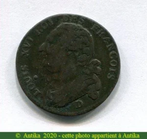 12 DENIERS FRANCOIS, An 3 à 5 LOUIS XVI