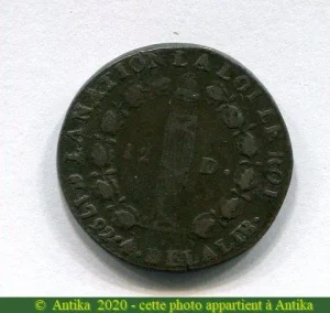 12 DENIERS FRANCOIS, An 3 à 5 LOUIS XVI