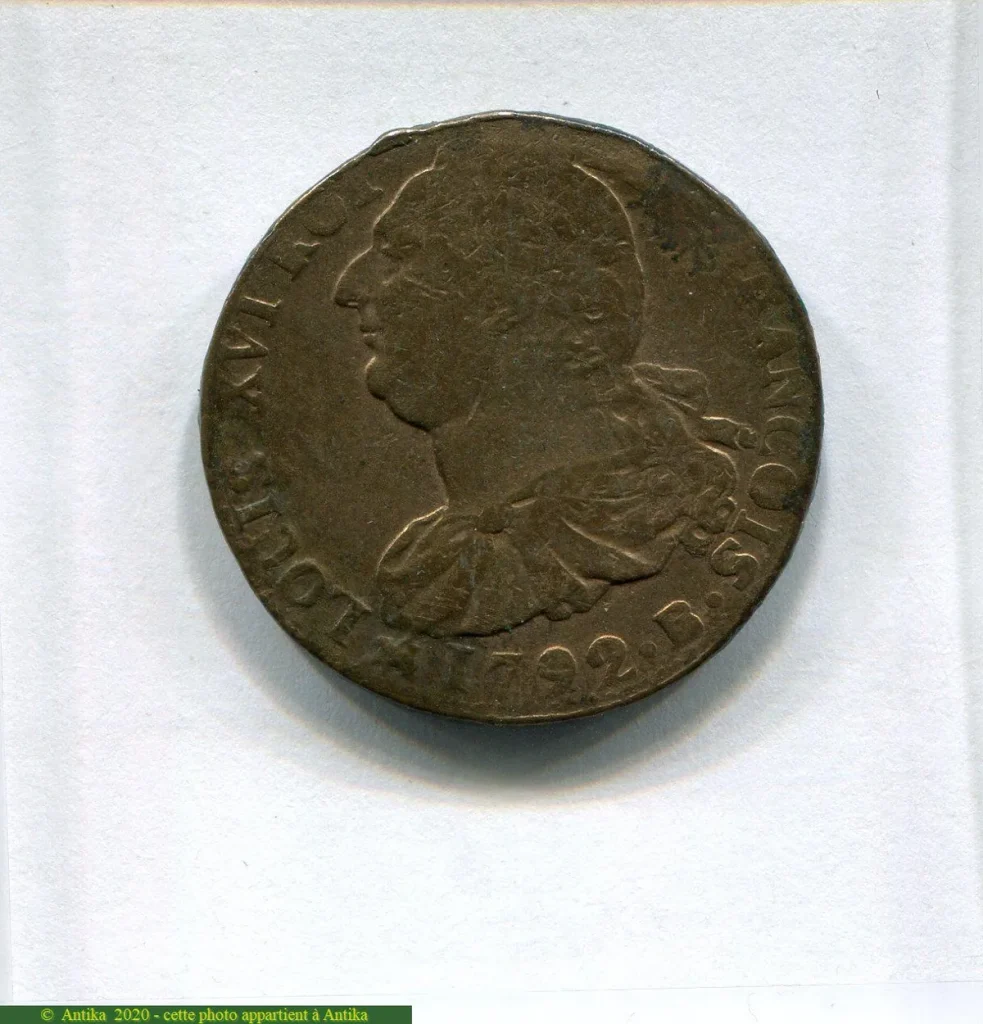 2 SOLS FRANCOIS, An 3 à 5 LOUIS XVI