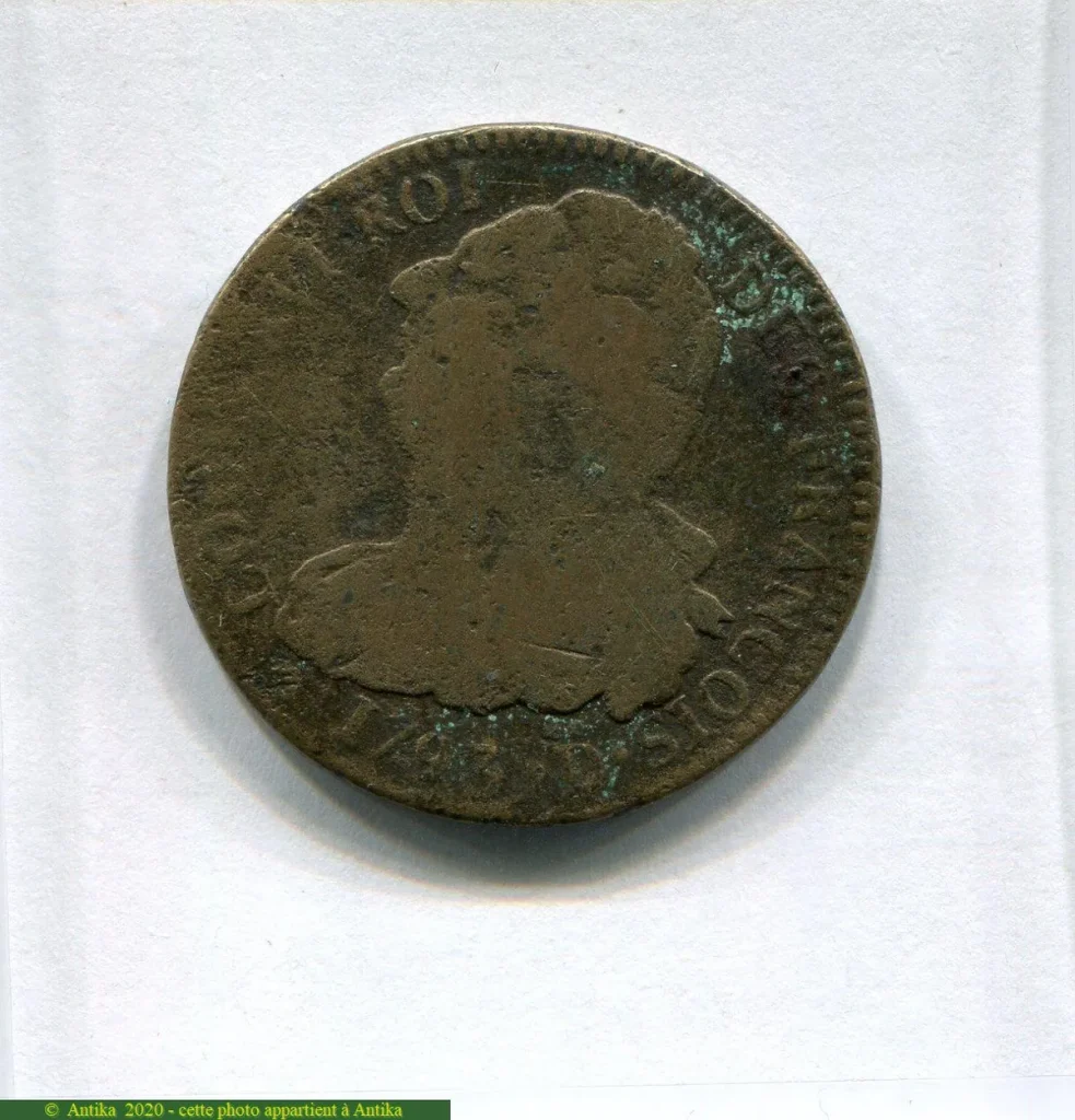 2 SOLS FRANCOIS, An 3 à 5 LOUIS XVI