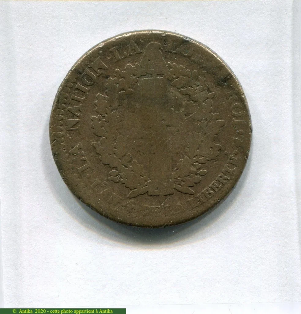2 SOLS FRANCOIS, An 3 à 5 LOUIS XVI