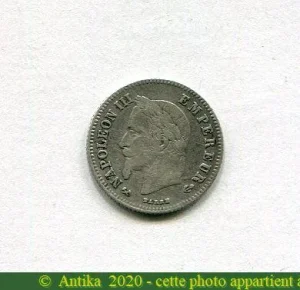 20 CENTIMES NAP III T.L Petit MODULE