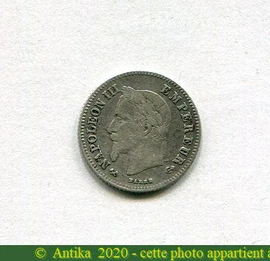 20 CENTIMES NAP III T.L Petit MODULE