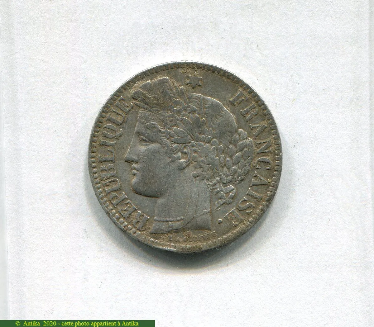 2 FRANCS CERES sans légende