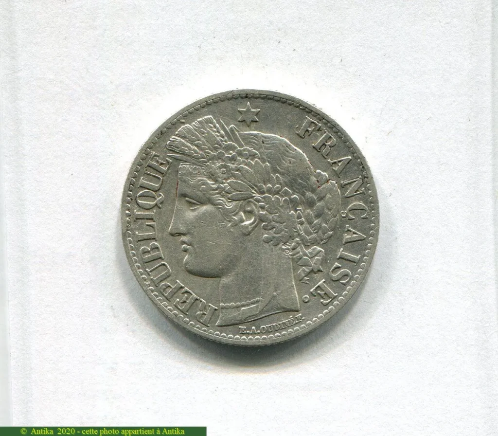 2 FRANCS CERES avec légende