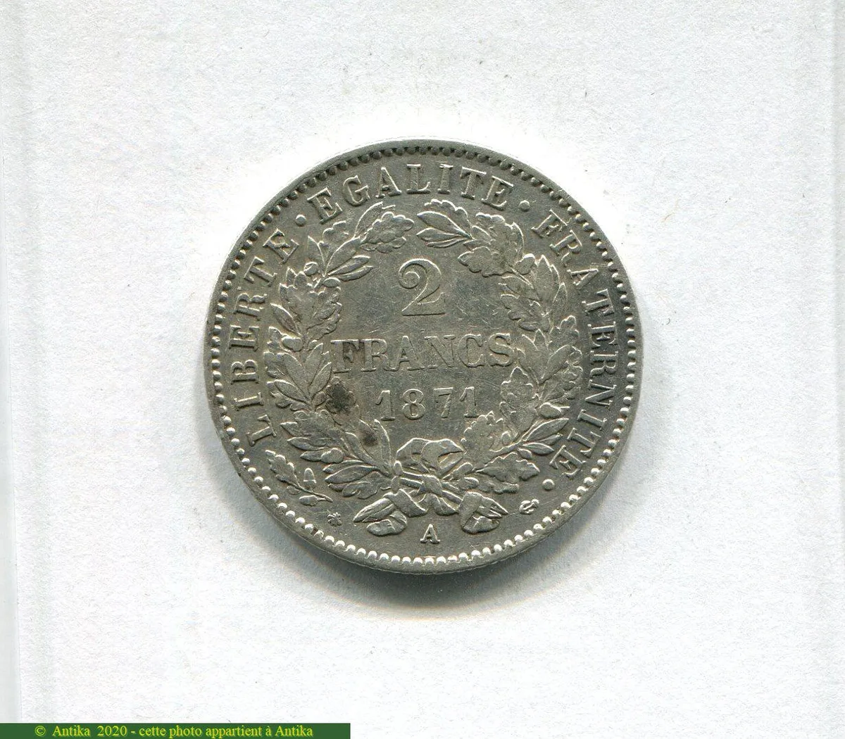 2 FRANCS CERES avec légende