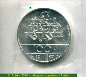100 FRANCS LA FAYETTE Argent