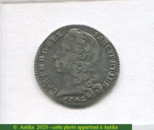 20 SOLDI Argt CHARLES EMMANUEL III de SAVOIE RARETE