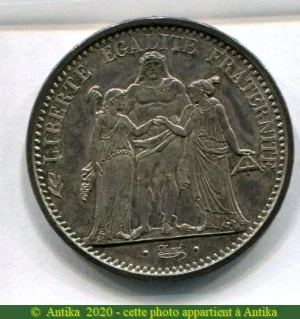 10 FRANCS HERCULE Argent