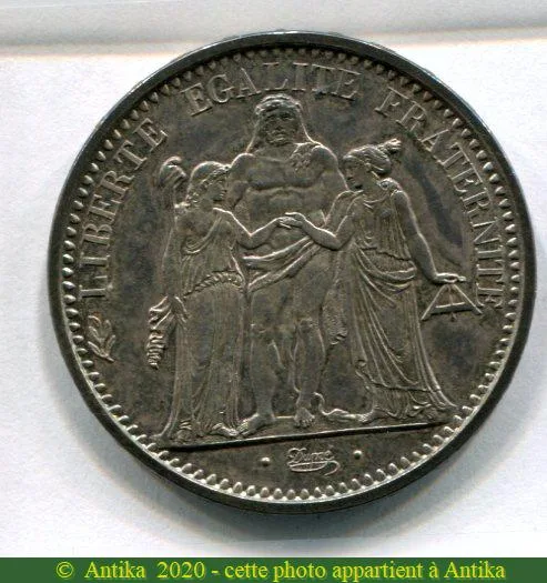 10 FRANCS HERCULE Argent