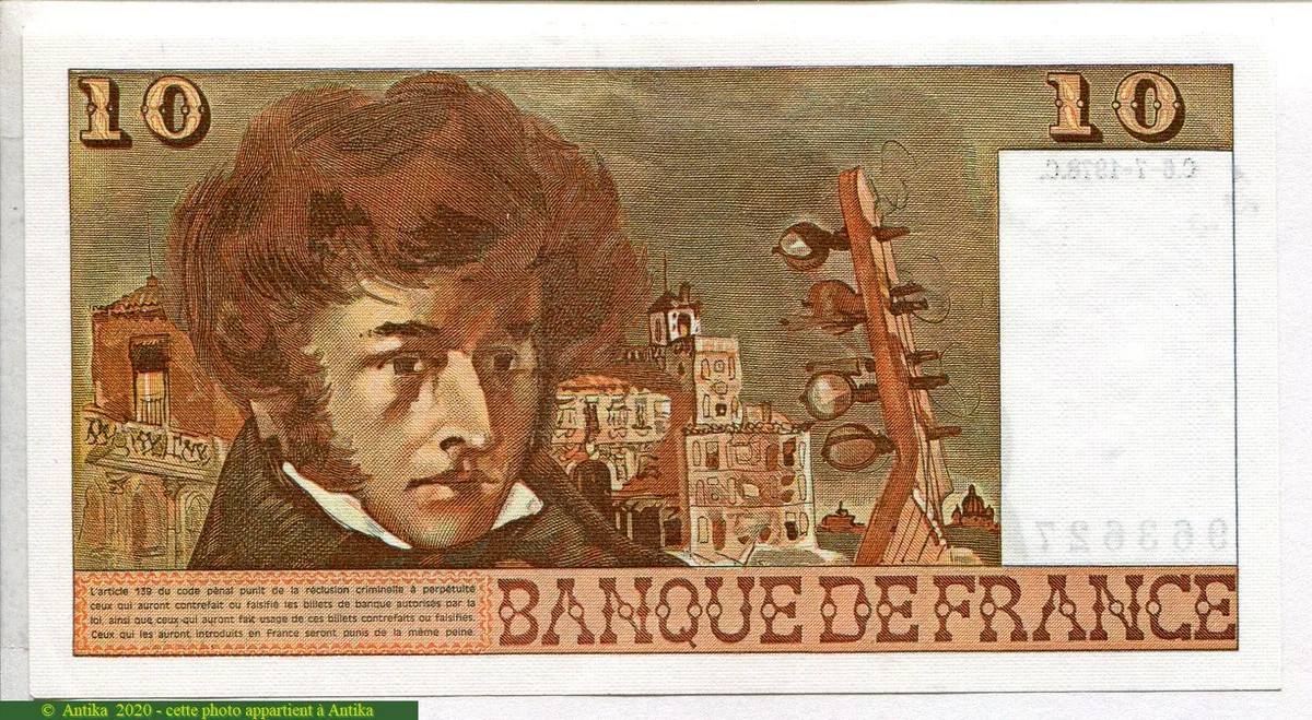 10 FRANCS BERLIOZ - Type 1972