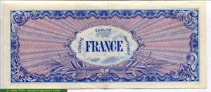 100 FRANCS Verso "France"