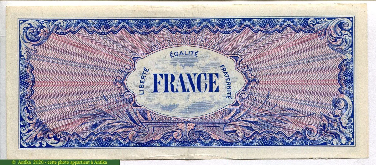 100 FRANCS Verso "France"