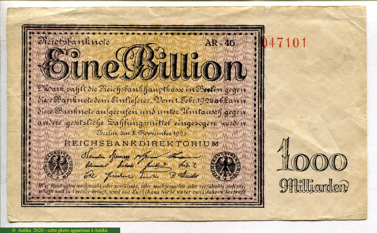 1 Billion Mark Uniface RARE