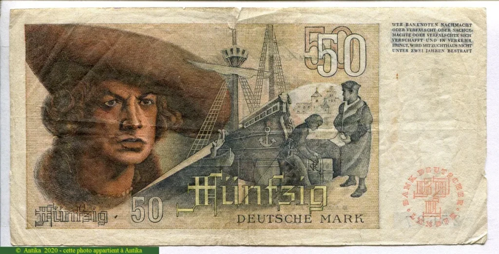50 Deutsche Mark Hans Imhof