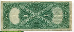 1 Dollar Washington rouge