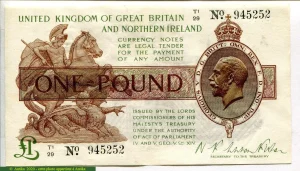 1 Pound Geoges V PROMO * * *