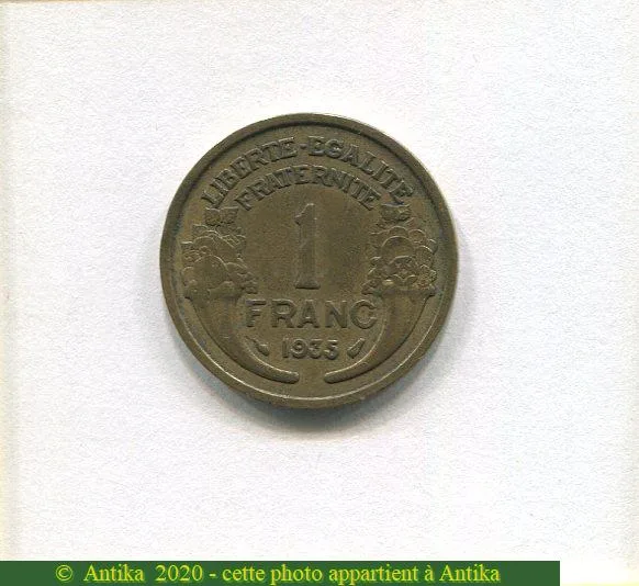 1 FRANC MORLON Bronze-Alu