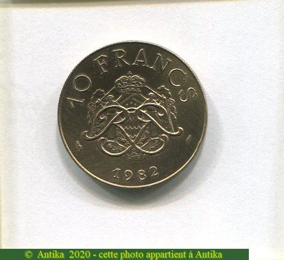 10 FRANCS RAINIER III 1949-2005