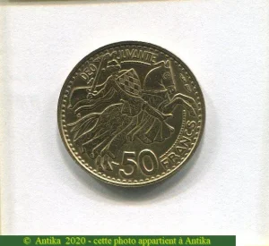 50 FRANCS RAINIER III 1949-2005