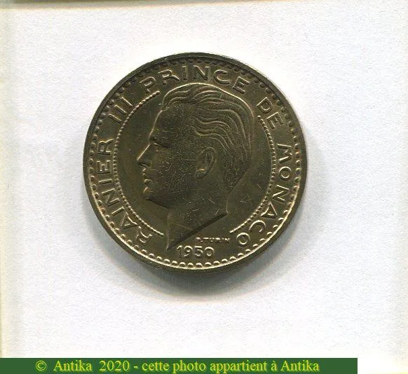 50 FRANCS RAINIER III 1949-2005