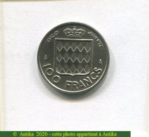 100 FRANCS RAINIER III 1949-2005