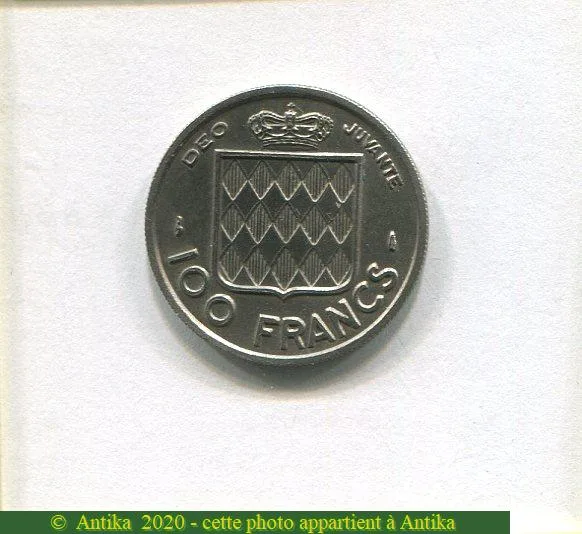 100 FRANCS RAINIER III 1949-2005