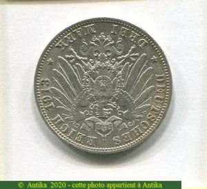 1 GULDEN Argt GUILLAUME Ier RARE
