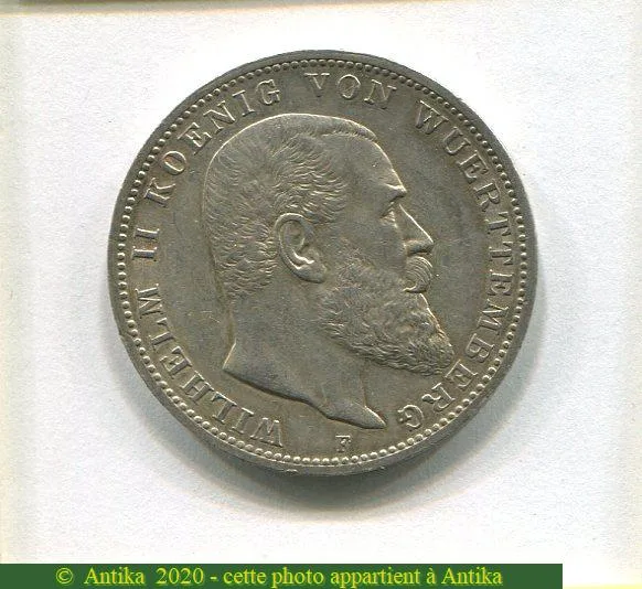 1 GULDEN Argt GUILLAUME Ier RARE