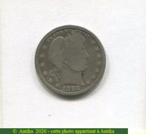 1/4 DOLLAR BARBER Philadelphie