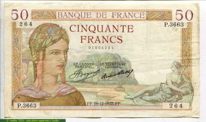 50 FRANCS CERES - Type 1933