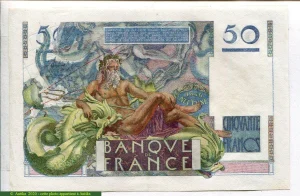 50 FRANCS LE VERRIER - Type 1946