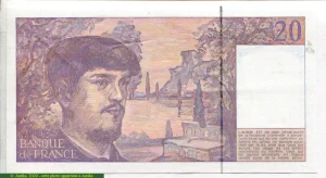 20 FRANCS DEBUSSY - Type 1980 à fil sécurité