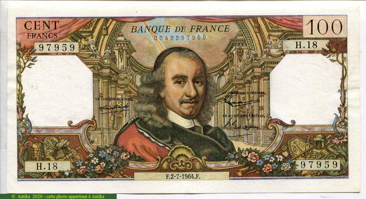 100 FRANCS CORNEILLE - Type 1964