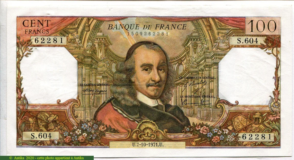 100 FRANCS CORNEILLE - Type 1964
