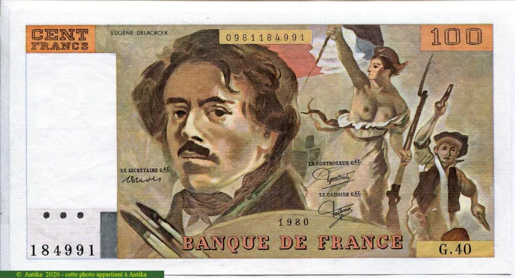 100 FRANCS DELACROIX - Type 1978 modifié