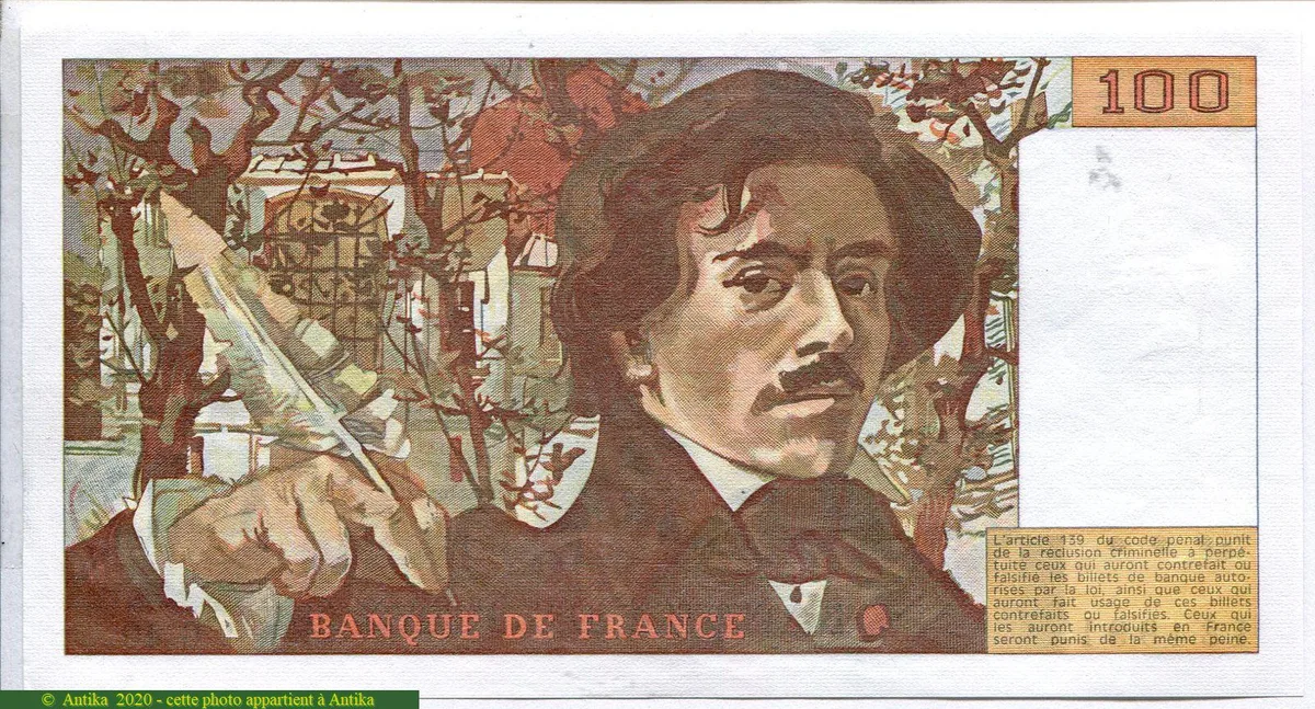 100 FRANCS DELACROIX - Type 1978 modifié